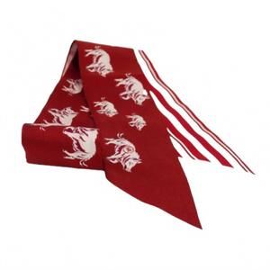 NEW HAMPTON ROAD women's twilly set scarf in running razorbacks
